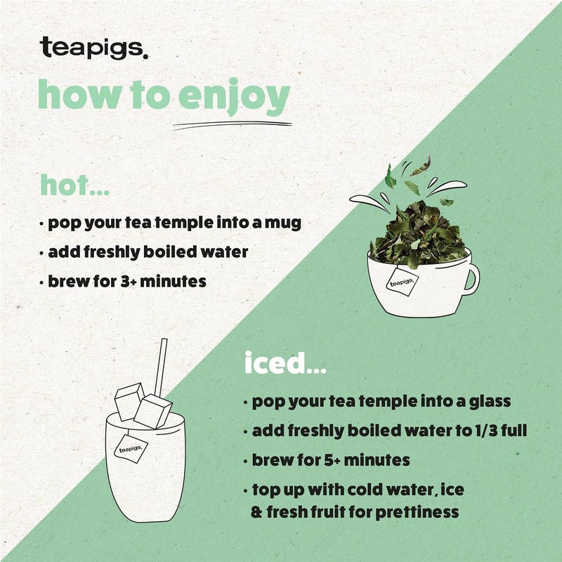 Teapigs Peppermint Leaves Tea Bags - 50 Count - Image 5